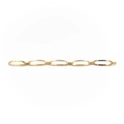 Bracelet Gourmette Maille Alternée En Or Jaune -Castafiore Boutique bracelet gourmette maille alternee en or jaune 631324