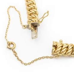 Bracelet Gourmette Maille Américaine En Or Jaune 13 Bracelet Gourmette Maille Américaine En Or Jaune -Castafiore Boutique bracelet gourmette maille americaine en or jaune 843849