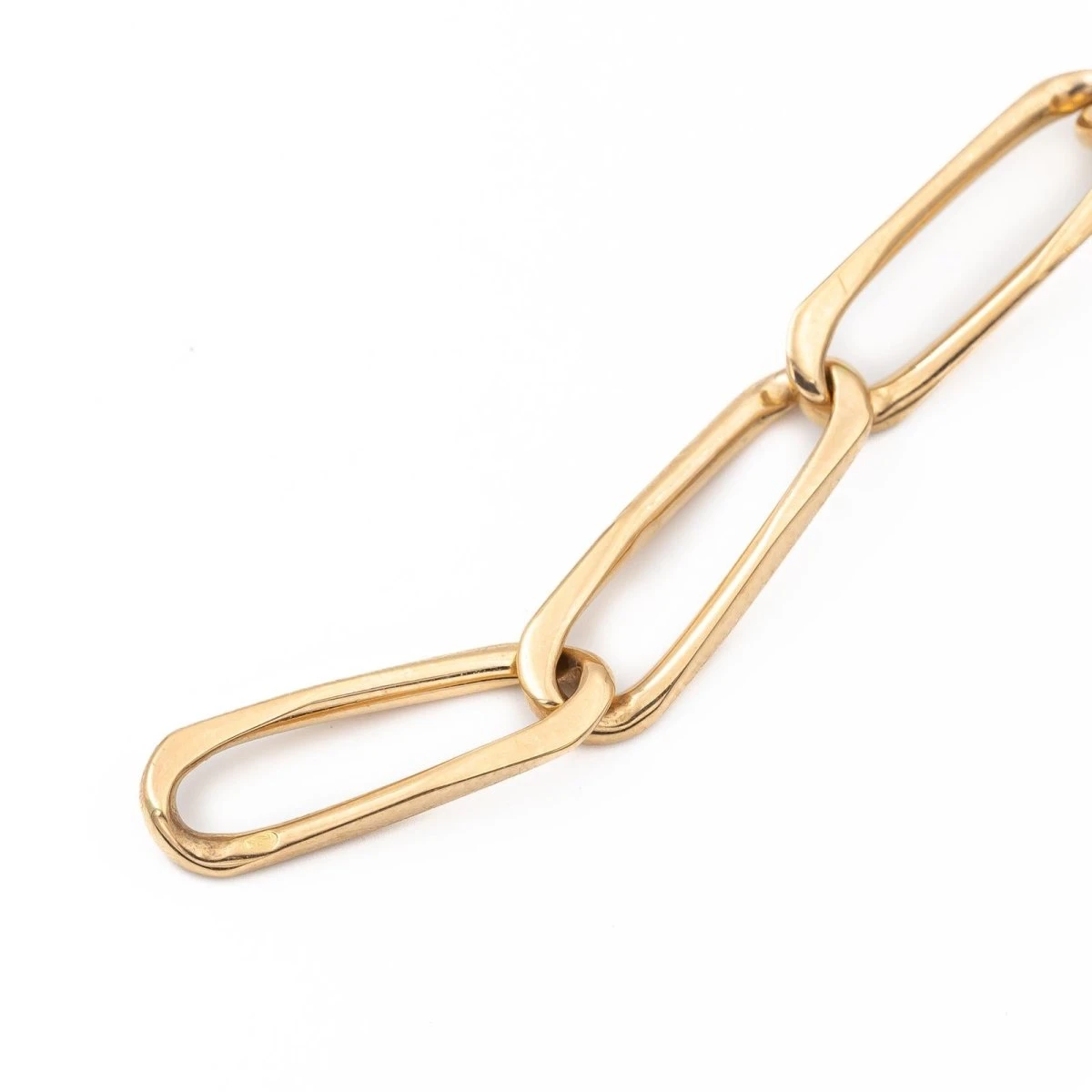 Bracelet Gourmette Maille Cheval En Or Jaune 7 Bracelet Gourmette Maille Cheval En Or Jaune – Image 7