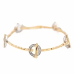 Bracelet GUY LAROCHE En Or Jaune Et Diamants