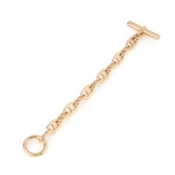Bracelet HERMÈS "Chaîne D'ancre" En Or Jaune -Castafiore Boutique bracelet hermes chaine dancre en or jaune 537625