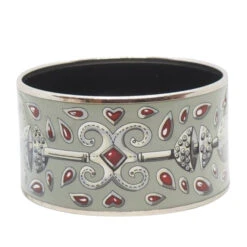 Bracelet Hermès Manchette En Métal Argenté à Décor 6 Bracelet Hermès Manchette En Métal Argenté à Décor -Castafiore Boutique bracelet hermes manchette en metal argente a decor 344113