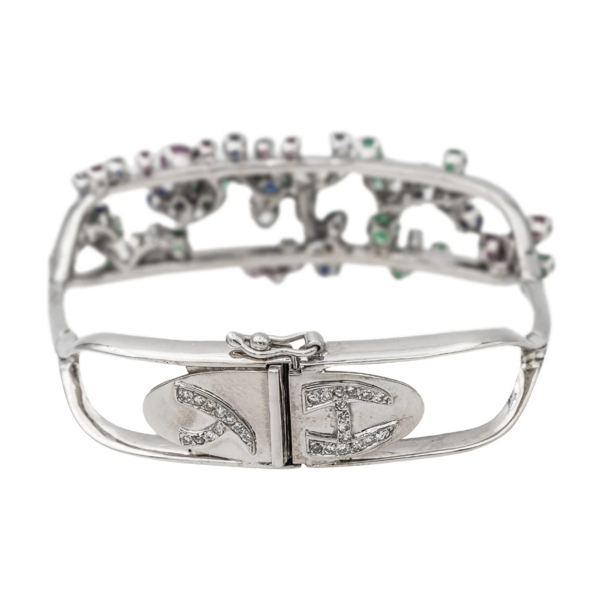 Bracelet Jean Vendôme Or Blanc Saphir 4 Bracelet Jean Vendôme Or Blanc Saphir – Image 4