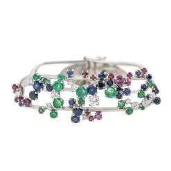 Bracelet Jean Vendôme Or Blanc Saphir 17 Bracelet Jean Vendôme Or Blanc Saphir -Castafiore Boutique bracelet jean vendome or blanc saphir 851336