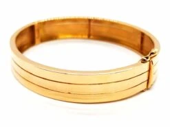 Bracelet Jonc 3 Rangs En Or Jaune 10 Bracelet Jonc 3 Rangs En Or Jaune -Castafiore Boutique bracelet jonc 3 rangs en or jaune 889418