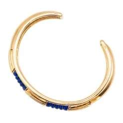 Bracelet Jonc BOUCHERON En Or Jaune Et Lapis Lazuli 5 Bracelet Jonc BOUCHERON En Or Jaune Et Lapis Lazuli -Castafiore Boutique bracelet jonc boucheron en or jaune et lapis lazuli 423434