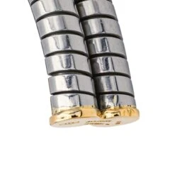 Bracelet Jonc BULGARI En Or Jaune Et Acier -Castafiore Boutique bracelet jonc bulgari en or jaune et acier 927879