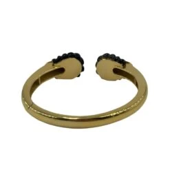 Bracelet Jonc CARTIER En Or Jaune Et Onyx -Castafiore Boutique bracelet jonc cartier en or jaune et onyx 9971402