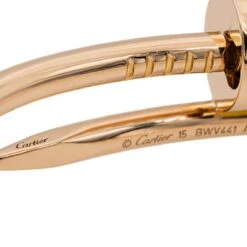 Bracelet Jonc CARTIER "Juste Un Clou" En Or Rose -Castafiore Boutique bracelet jonc cartier juste un clou en or rose 124402