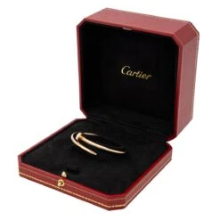 Bracelet Jonc CARTIER "Juste Un Clou" En Or Rose -Castafiore Boutique bracelet jonc cartier juste un clou en or rose 877000