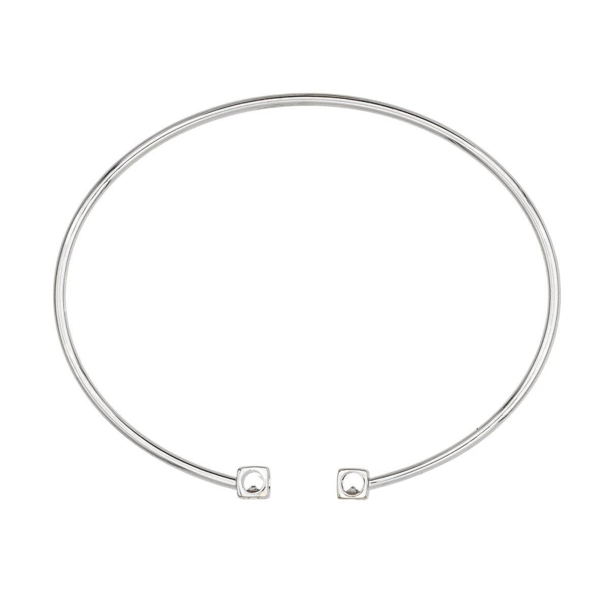 Bracelet Jonc DINH VAN "Le Cube" En Or Blanc Et Diamants 7 Bracelet Jonc DINH VAN "Le Cube" En Or Blanc Et Diamants – Image 7