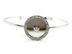 Bracelet Jonc En Or Blanc Et En Diamants 23 Bracelet Jonc En Or Blanc Et En Diamants -Castafiore Boutique bracelet jonc en or blanc et en diamants 407270