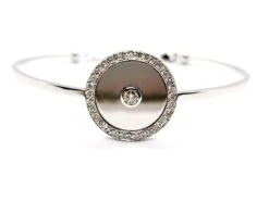 Bracelet Jonc En Or Blanc Et En Diamants 20 Bracelet Jonc En Or Blanc Et En Diamants -Castafiore Boutique bracelet jonc en or blanc et en diamants 465498