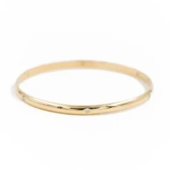 Bracelet Jonc En Or Jaune Et En Diamants