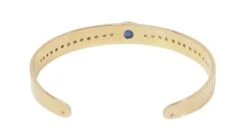 Bracelet Jonc En Or Jaune, Saphir Et Diamants 9 Bracelet Jonc En Or Jaune, Saphir Et Diamants -Castafiore Boutique bracelet jonc en or jaune saphir et diamants 829103