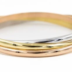 Bracelet Jonc En Trois Ors -Castafiore Boutique bracelet jonc en trois ors 981385