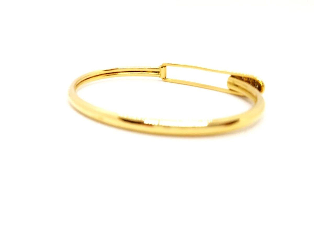 Bracelet Jonc épingle En Or Jaune Et Diamant 10 Bracelet Jonc épingle En Or Jaune Et Diamant – Image 10