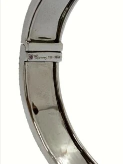 Bracelet Jonc ETERNAMÉ "Lunaria", En Or Noir Et Spinelle -Castafiore Boutique bracelet jonc etername lunaria en or noir et spinelle 472573