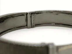 Bracelet Jonc ETERNAMÉ "Lunaria", En Or Noir Et Spinelle -Castafiore Boutique bracelet jonc etername lunaria en or noir et spinelle 564002