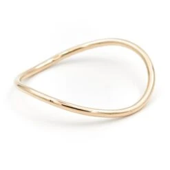 Bracelet Jonc Ondulé En Or Jaune -Castafiore Boutique bracelet jonc ondule en or jaune 423666