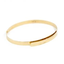 Bracelet Jonc Ouvert En Ors Jaune Et Blanc -Castafiore Boutique bracelet jonc ouvert en ors jaune et blanc 254339