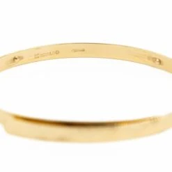 Bracelet Jonc Ouvert En Ors Jaune Et Blanc -Castafiore Boutique bracelet jonc ouvert en ors jaune et blanc 613265