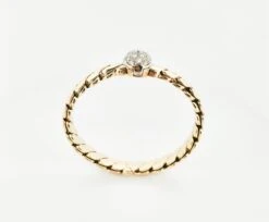 Bracelet Jonc POMELLATO Or Jaune Et Diamants -Castafiore Boutique bracelet jonc pomellato or jaune et diamants 332427