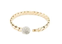 Bracelet Jonc POMELLATO Or Jaune Et Diamants -Castafiore Boutique bracelet jonc pomellato or jaune et diamants 664020