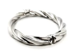 Bracelet Jonc Torsadé En Or Blanc 11 Bracelet Jonc Torsadé En Or Blanc -Castafiore Boutique bracelet jonc torsade en or blanc 476080