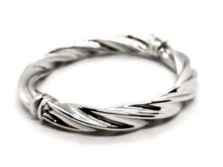 Bracelet Jonc Torsadé En Or Blanc 9 Bracelet Jonc Torsadé En Or Blanc -Castafiore Boutique bracelet jonc torsade en or blanc 896745