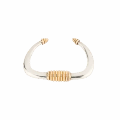 Bracelet Jonc ZOLOTAS En Argent Et Or Jaune