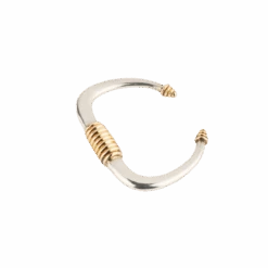 Bracelet Jonc ZOLOTAS En Argent Et Or Jaune -Castafiore Boutique bracelet jonc zolotas en argent et or jaune 349439