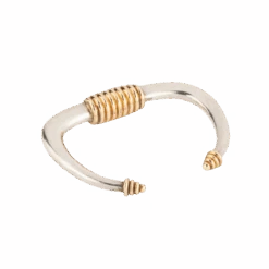 Bracelet Jonc ZOLOTAS En Argent Et Or Jaune -Castafiore Boutique bracelet jonc zolotas en argent et or jaune 474267