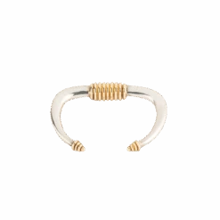 Bracelet Jonc ZOLOTAS En Argent Et Or Jaune -Castafiore Boutique bracelet jonc zolotas en argent et or jaune 664698