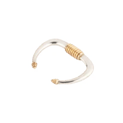 Bracelet Jonc ZOLOTAS En Argent Et Or Jaune -Castafiore Boutique bracelet jonc zolotas en argent et or jaune 694872