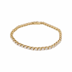 Miller Bracelet Ligne CARTIER En Or Jaune Et Diamants. -Castafiore Boutique bracelet ligne cartier en or jaune et diamants 419207