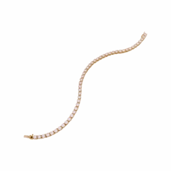 Miller Bracelet Ligne CARTIER En Or Jaune Et Diamants. -Castafiore Boutique bracelet ligne cartier en or jaune et diamants 491581