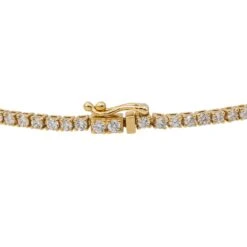 Bracelet Ligne Diamants En Or Jaune -Castafiore Boutique bracelet ligne diamants en or jaune 551209