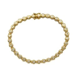 Miller Bracelet Ligne Diamants Or Jaune