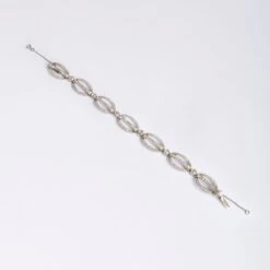 Osprey Bracelet En Or Blanc Et En Diamants -Castafiore Boutique bracelet ligne en or blanc et en diamants 604097