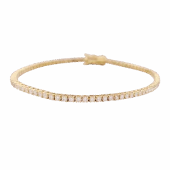 Miller Bracelet Ligne Tennis Or Jaune, Diamants.