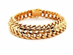Bracelet Maille 2 Rangs En Or Jaune -Castafiore Boutique bracelet maille 2 rangs en or jaune 657213