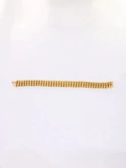 Bracelet Maille Américaine Or Jaune 1.3 Cm -Castafiore Boutique bracelet maille americaine or jaune 13 cm 698525