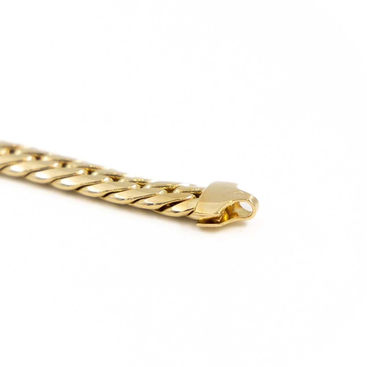 Bracelet Maille Anglaise En Or Jaune 4 Bracelet Maille Anglaise En Or Jaune – Image 4