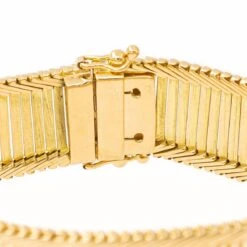 Bracelet Maille Baguette En Or Jaune 13 Bracelet Maille Baguette En Or Jaune -Castafiore Boutique bracelet maille baguette en or jaune 551041