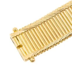 Bracelet Maille Baguette En Or Jaune 12 Bracelet Maille Baguette En Or Jaune -Castafiore Boutique bracelet maille baguette en or jaune 993750