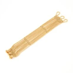 Bracelet Maille CARTIER "Draperie" En Or Jaune -Castafiore Boutique bracelet maille cartier draperie en or jaune 8370374