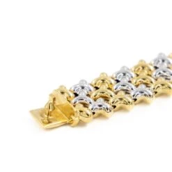 Bracelet Maille CHIMENTON En 2 Ors Et Diamant -Castafiore Boutique bracelet maille chimenton en 2 ors et diamant 190918