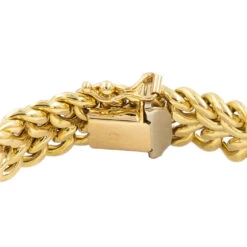 Bracelet Maille Deux Rangs En Or Jaune -Castafiore Boutique bracelet maille deux rangs en or jaune 199446