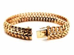 Bracelet Maille Double En Or Rose 9 Bracelet Maille Double En Or Rose -Castafiore Boutique bracelet maille double en or rose 375322